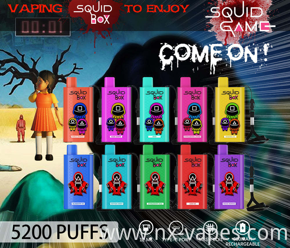 RandM Squid Box Disposable Vape Pod Device